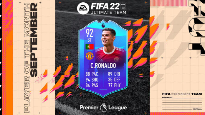 La carte POTM de Cristiano Ronaldo estampillée "fou" par les fans furieux de FIFA 22
