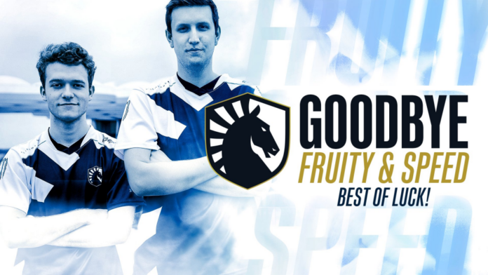 Team Liquid sort Fruity et Speed ​​avant le coup d'envoi de RLCS
