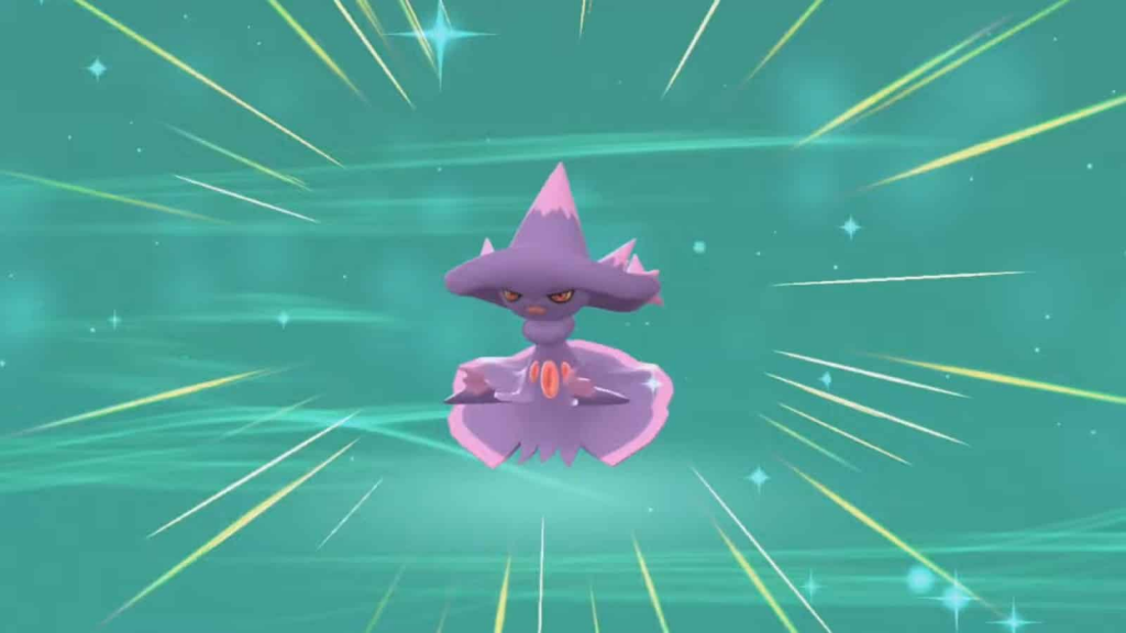 Mismagius a besoin d'une pierre du crépuscule pour évoluer.  (Photo : Game Freak)