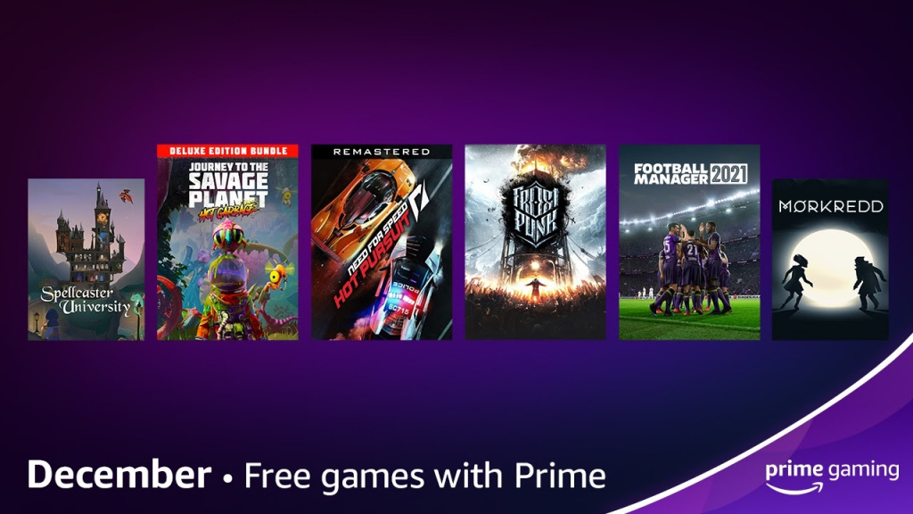 Jeux gratuits Prime Gaming décembre 2021