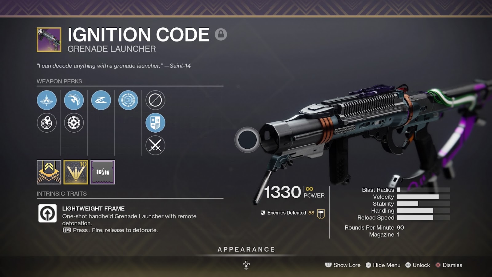 Guide des méta-armes PvE de Destiny 2 Saison 15 - Code d'allumage