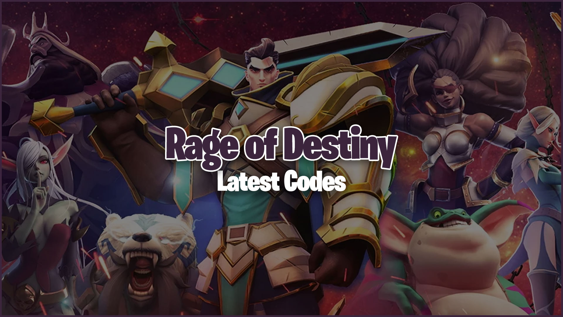 Codes de Rage of Destiny