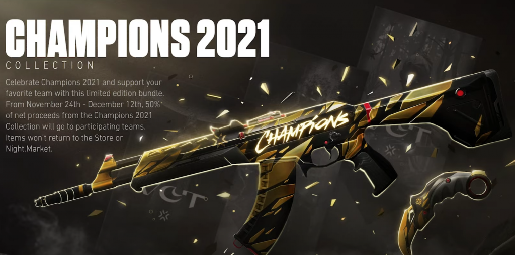 Collection Valorant Champions 2021 : date de sortie, tous les skins, prix, plus