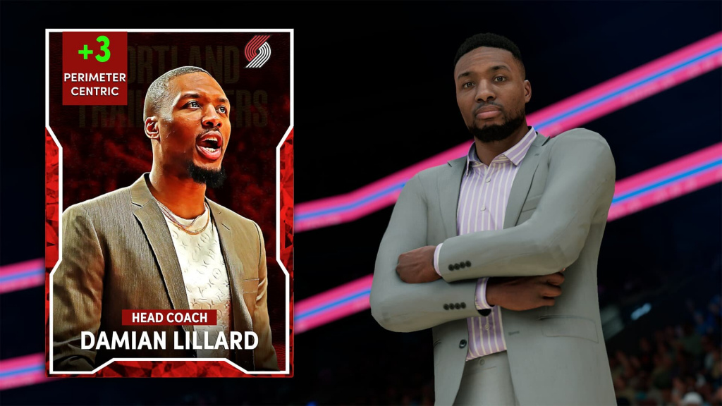 NBA 2K22 Saison 3 Iced Out Dame Lillard Coach 