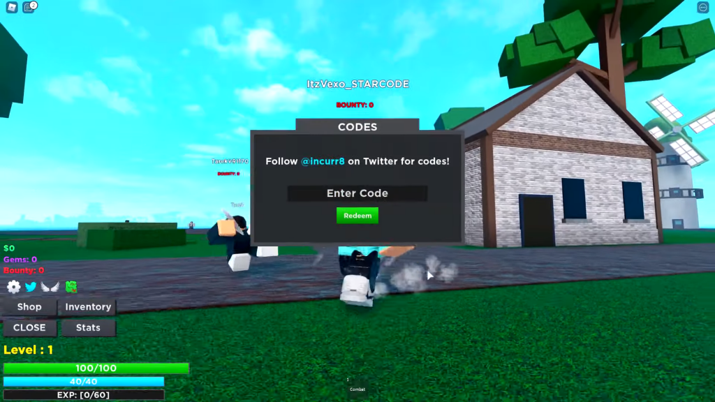 Codes Roblox Project World