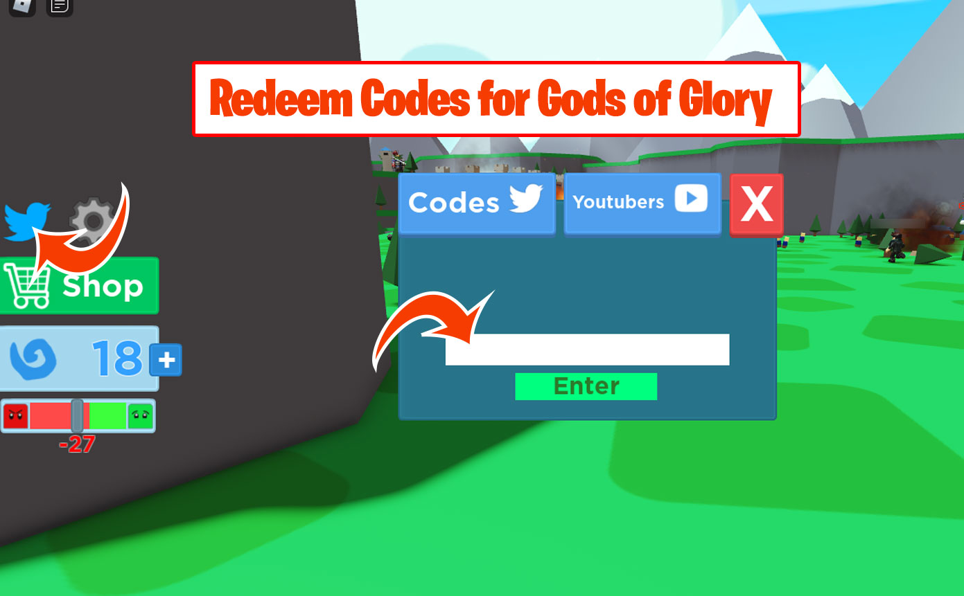 dieux de gloire codes racheter