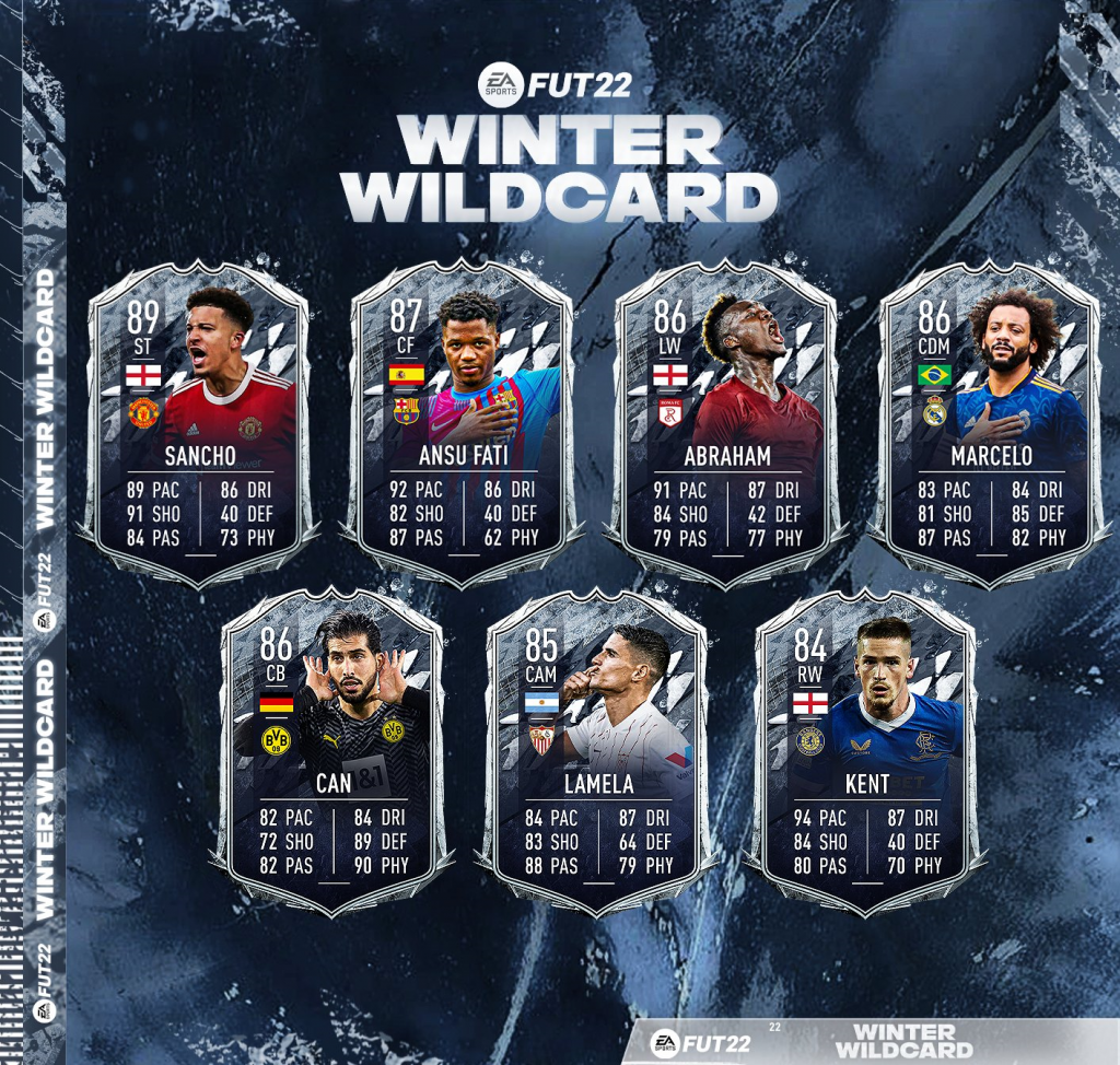 WILDCARD d'hiver FIFA 22 FUITES