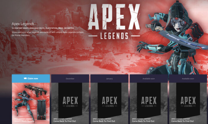 Apex Legends x Prime Legend of the Month Bundle