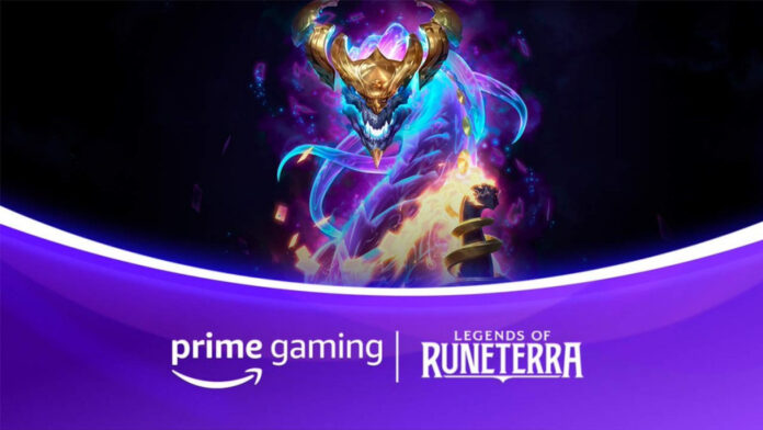 Legends of Runeterra Prime Gaming rewards page