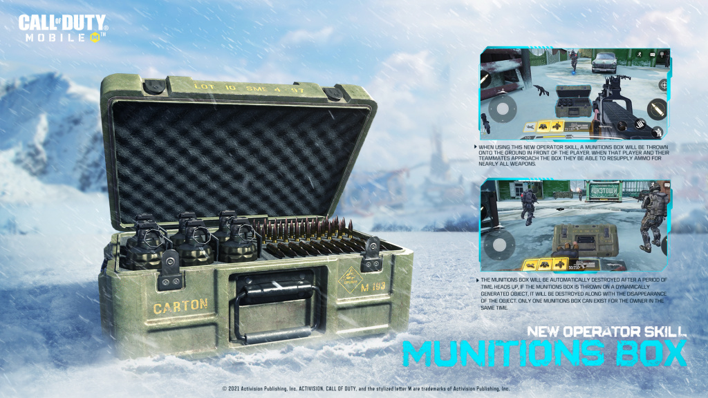 Call of Duty COD mobile Saison 11 nouvelle boîte de munitions de compétences d'opérateur comment débloquer des effets