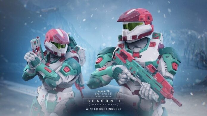 Halo infinite winter contingency event challenges rewards release date time ranks