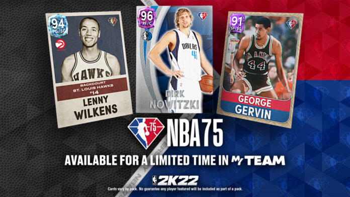 NBA 2K22 NBA75 IV Pack Market