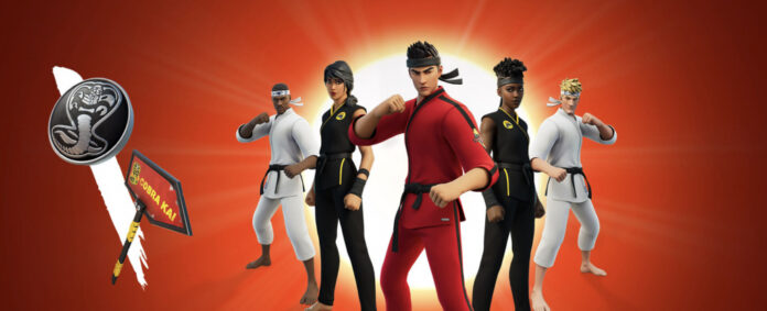 Fortnite Cobra Kai Gear bundle available