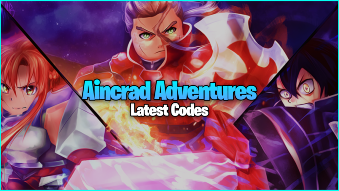 Aincrad Adventures Codes