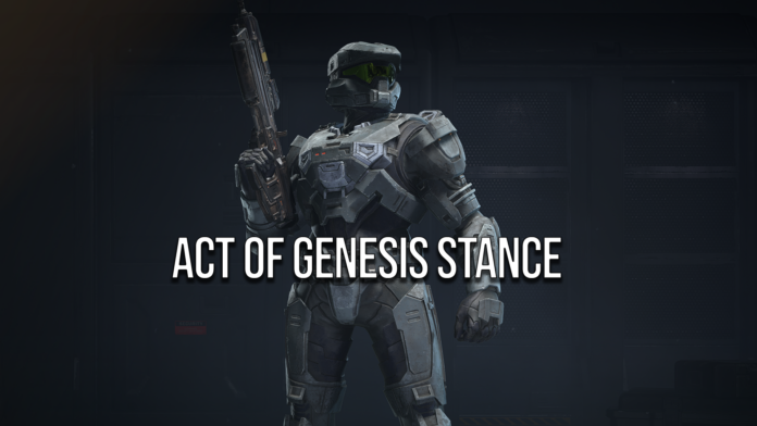 Halo Infinite Act of Genesis Stance