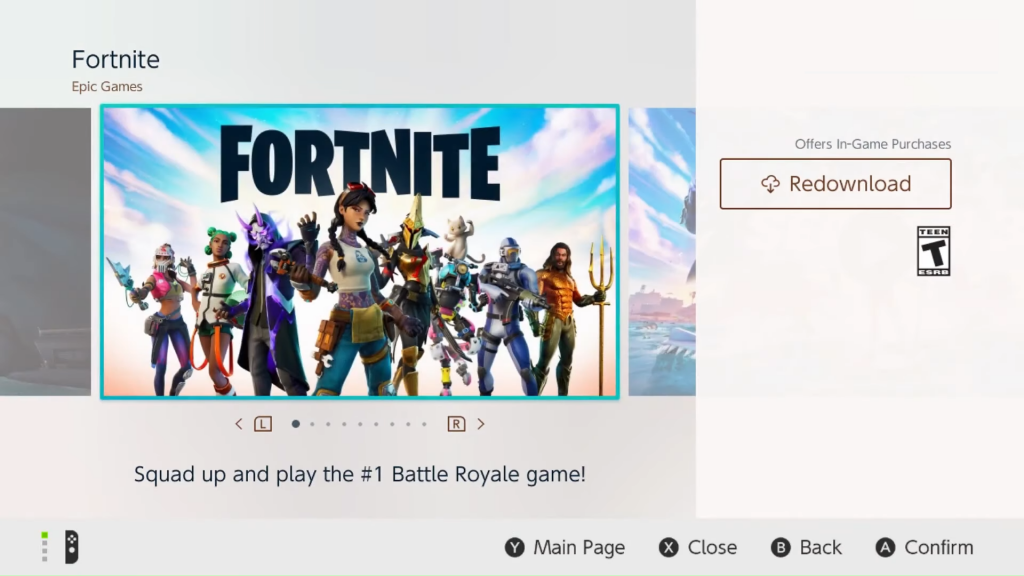 Comment télécharger et jouer à Fortnite sur Nintendo Switch