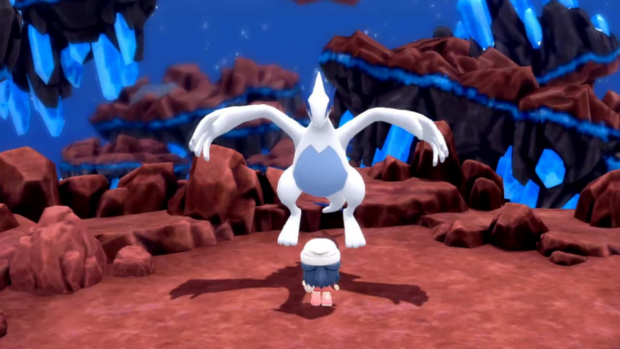Catching Lugia in Pokémon Brilliant Diamond and Shining Pearl