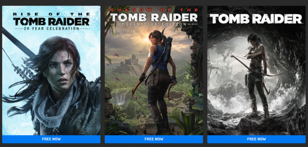 Comment réclamer des jeux Tomb Raider gratuits sur Epic Games Store