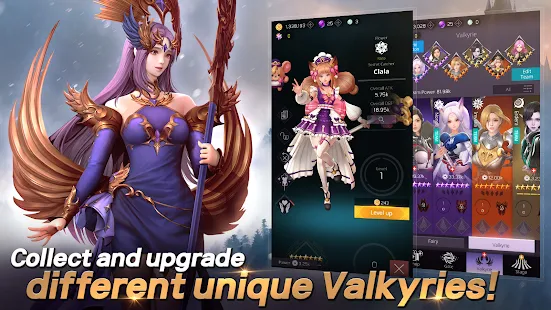 valkyrie rush gameplay fonctionnalités android apple