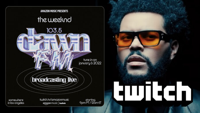The Weeknd présentera le nouvel album de Dawn FM sur Twitch
