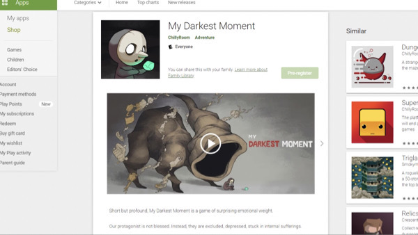 mon moment le plus sombre jeu mobile pré-enregistrement mon moment le plus sombre jeu mobile pré-enregistrement google play store