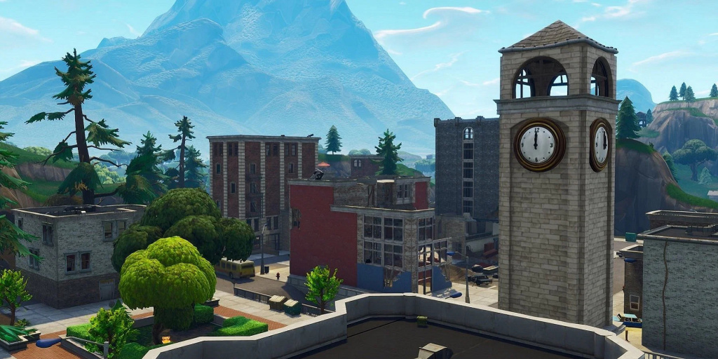 Fortnite Chapitre 3 Tours inclinées