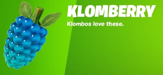 Emplacements Fortnite Klombos comment utiliser les klomberries de soufflage de match se calmer où trouver la carte des tours inclinées v19.10