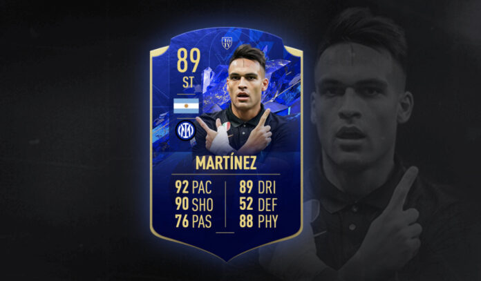 FIFA 22 Lautaro Martínez TOTY SBC : solutions les moins chères, récompenses, statistiques
