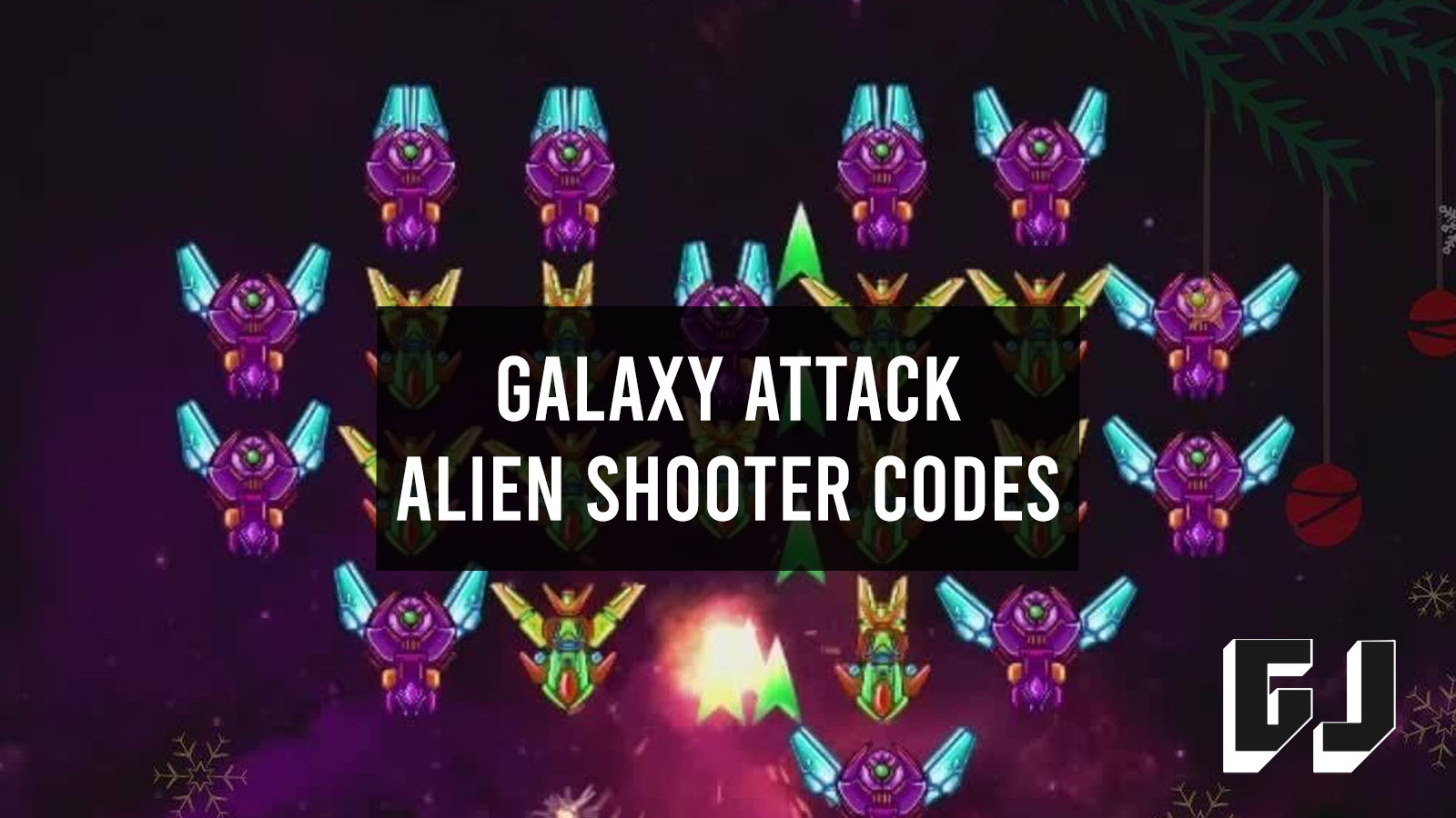Codes du tireur extraterrestre Galaxy Attack
