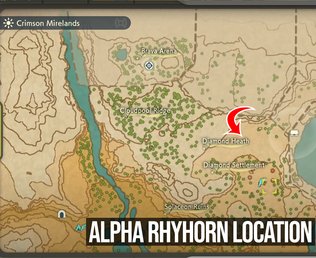 Emplacement de l'Alpha Rhyhorn