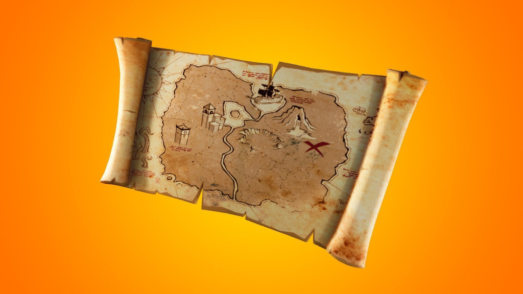 Carte au trésor Fortnite Uncharted