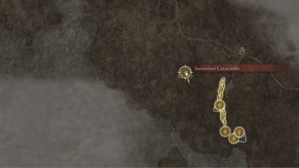elden ring erdtree enterrement chien de garde guide patron bataille stormfoot catacombes emplacement de la carte