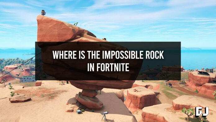 Where is the Impossible Rock in Fortnite