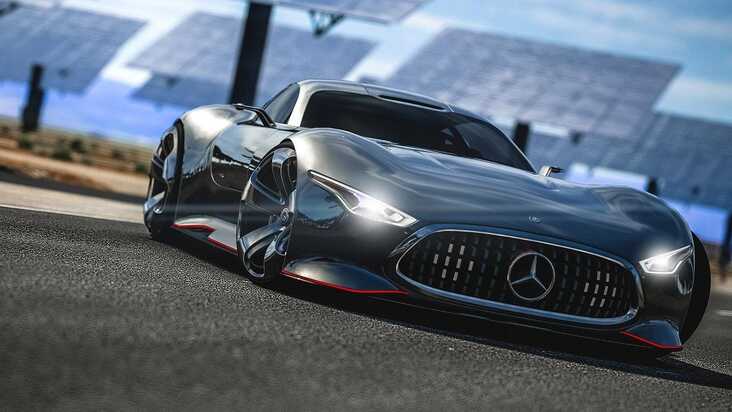 Mercedes Vision GT dans Gran Turismo 7. (Photo : Sony)