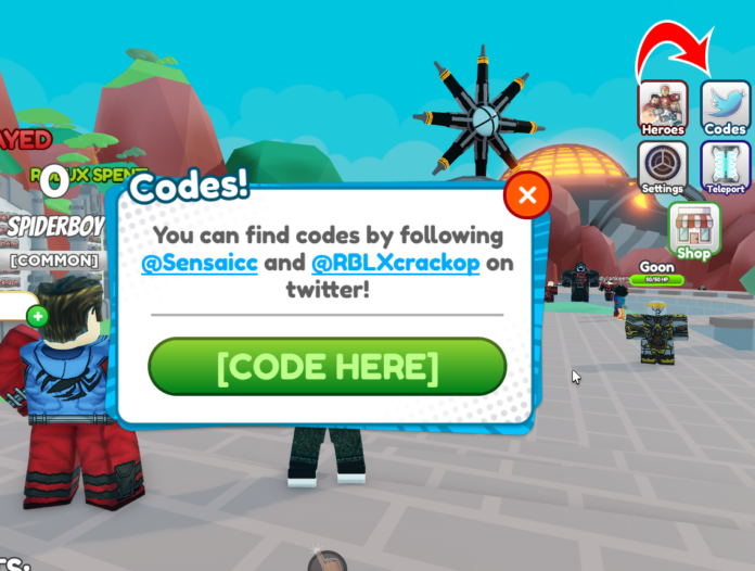 Hero Fighters Simulator Redeem Codes