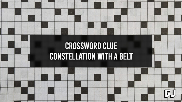 Constellation Avec Une Ceinture Indice De Mots Crois s
