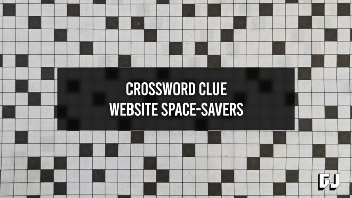Website Space-Savers - Crossword Clue