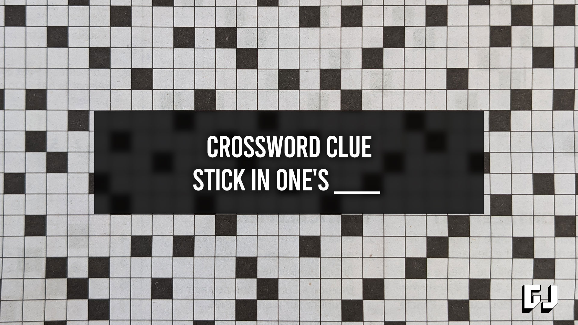 Stick In One s Indice De Mots Crois s