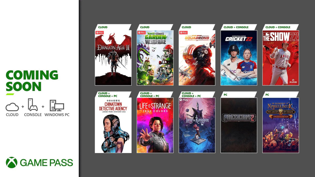 Xbox Game Pass avril 2022