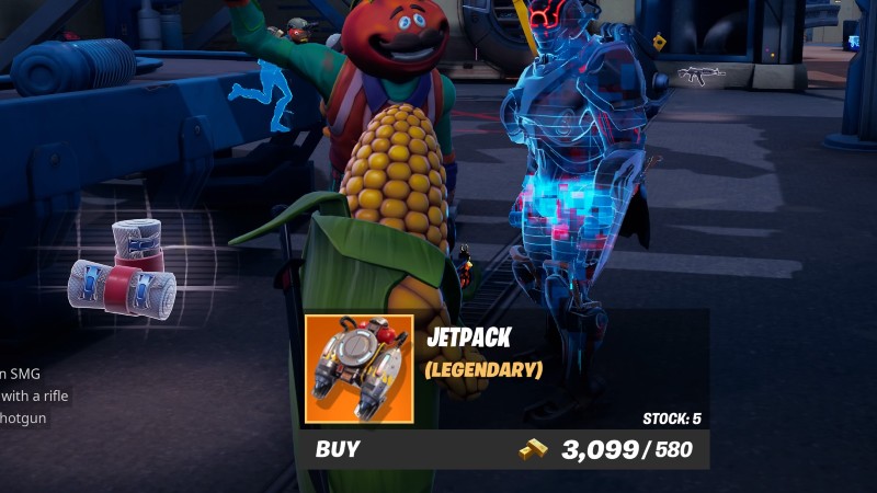 fortnite chapitre 3 saison 2 achat jetpack