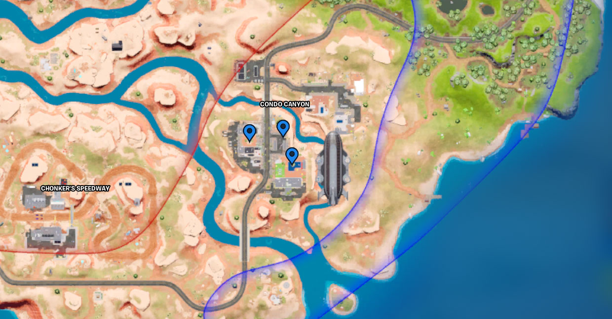 Emplacements Fortnite Omni Chips - Condo Canyon