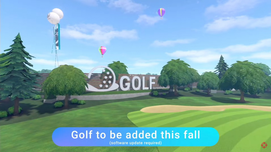 Mise à jour Nintendo Switch Sports Golf