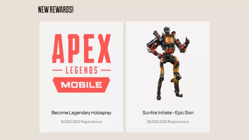 Pré-inscrivez-vous dès maintenant à Apex Legends Mobile et augmentez vos chances de recevoir ces récompenses uniques.
