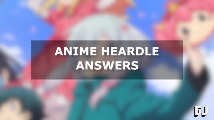 Anime Heardle