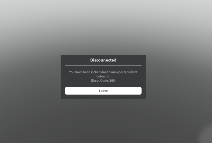 Roblox Error 268 Kicked Due to Unexpected Client Behavior