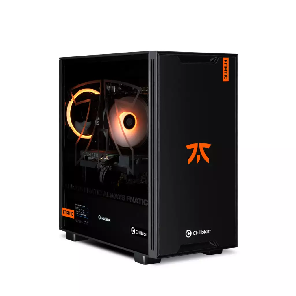 Plate-forme PC de jeu Fnatic x Chillblast Boost