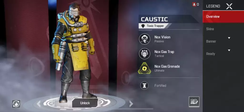 Apex Legends Mobile Saison 1 Caustique