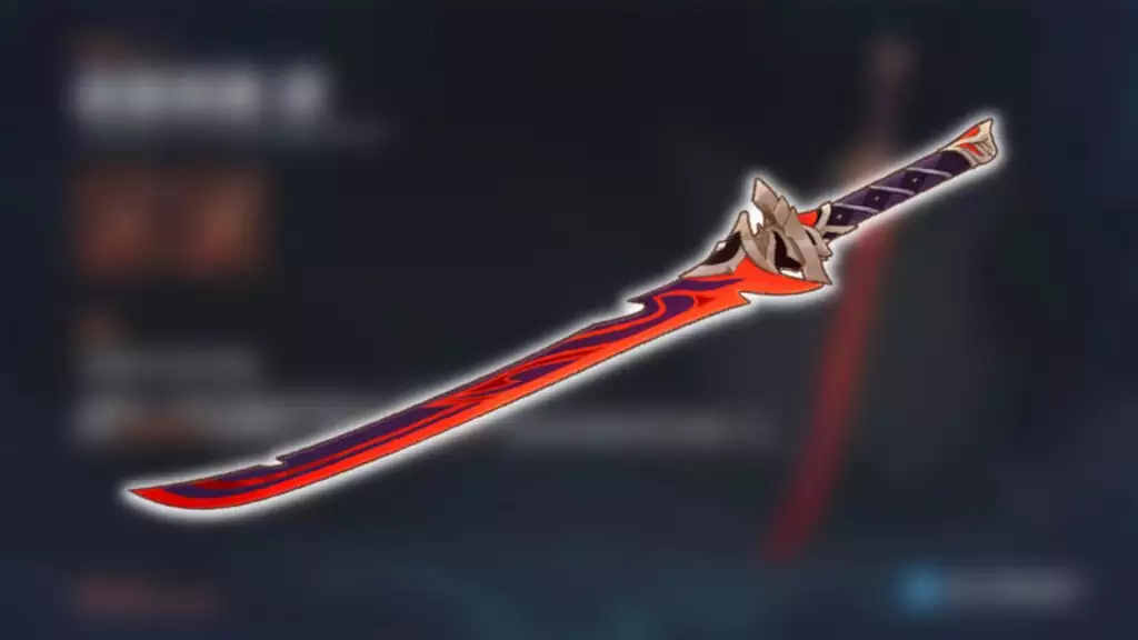 C'est une épée qui serait l'arme signature de Kazuha