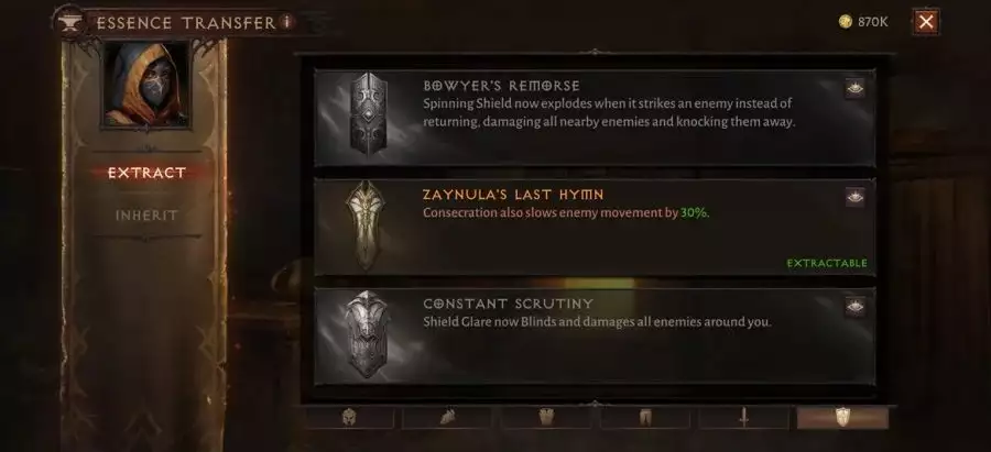 Le système Diablo Immortal Essence Transfer permet de déverrouiller l'emplacement des PNJ hérités des pouvoirs hérités