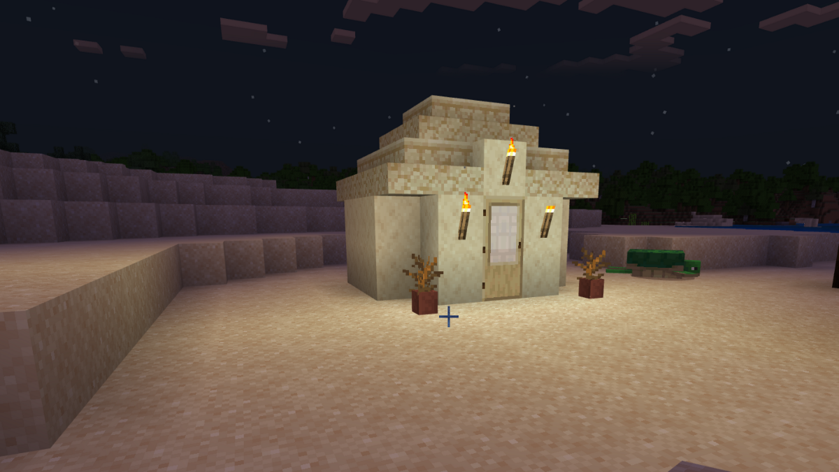 Maison du désert Minecraft